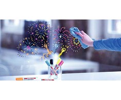 Žymeklis stiklui EDDING e-95, 1,5-3 mm, 4 vnt., spalvų mišinys