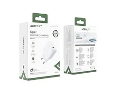 Įkroviklis Acefast A21 30W GaN USB-C baltas