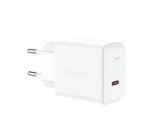 Įkroviklis Acefast A21 30W GaN USB-C baltas