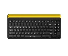 Aula AWK310 Bezvadu Bluetooth Klaviatūra priekš Smart TV / Datora / Planšetes ar EN / RUS izkārtojumu Melna