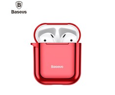 Baseus Shining kablys dėklas Apple AirPods - Raudonas
