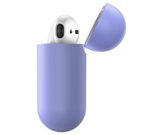 BASEUS SILIKONOWE CASE DĖKLAS PUDEŁECZKO NA Ausinės AIRPODS Violetinis standard