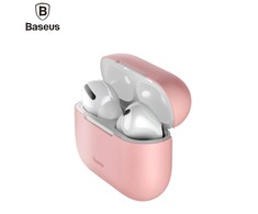 „Baseus“ silikagelio dėklo apsauga, skirta „Apple Airpods Pro“, rožinė (WIAPPOD-ABZ04)