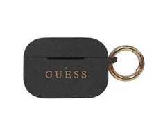 Guess Ring Silikoninis dėklas skirtas AirPods Pro Cover - Juodas and Gold