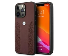 Apple iPhone 13 Pro BMW dėklas odinis Curve Perforate (BMHCP13LRSPPR) raudonos spalvos