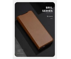 Dėklas Oem Dux Ducis "Bril" skirtas Samsung F936 Z Fold4 rudas