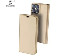 Dux Ducis Skin Pro dėklas skirtas Apple iPhone 12 Pro Max, auksinis