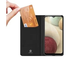 Dux Ducis Skin Pro dėklas skirtas Samsung A125 A12/M127 M12, juodas