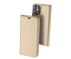 Dux Ducis Skin Pro dėklas skirtas Apple iPhone 12 Pro Max, auksinis