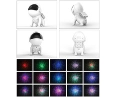 Elight G6 Kosmosa Suns Nebula efektu sienas &amp; griestu projektors ar Skaļruni / Bluetooth App / pulti Balts