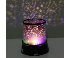 Elight STM Star Master Divu režīmu Zvaigžņu debesu projektors ar 4x AA / USB Vada strāvu Melna