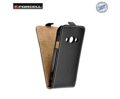 Forcell Oem SLIM FLEXI FRESH Flip dėklas skirtas Samsung Galaxy J3 2017 juodos spalvos