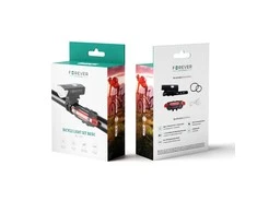 Dviračio žibintų komplektas Basic BLG-100 Forever Outdoor