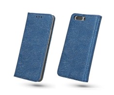 Greengo Forever Glitter Shine Smart Magnetic Fix Book Dėklas be segtuko, skirtas Apple iPhone X / iPhone 10 / iPhone XS Tamsiai mėlyna