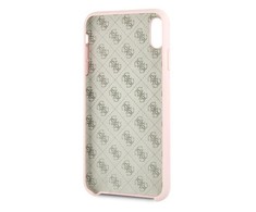 Dėklas Guess GUHCI65LSGLLP iPhone Xs Maxlight pink/šviesiai rausva hard case Silicone