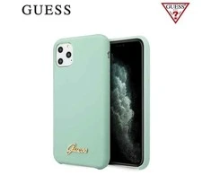 Dėklas GUESS HARD CASE VINTAGE GOLD LOGO GUHCN65LSLMGGR IPHONE 11 PRO MAX Žalias
