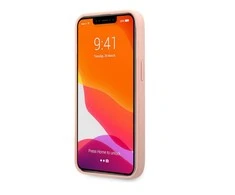 Dėklas Guess GUHCP13LPSASBPI iPhone 13 Pro / 136,1" rožinė/pink hardcase Saffiano Stripe