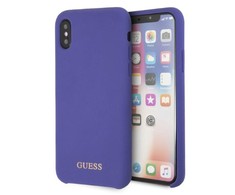 Guess GUHCPXLSGLUV iPhone X/Xs violetinė/violetinė hard case Silicone