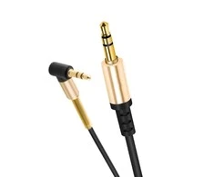 Audio adapteris Hoco UPA02 AUX 3,5mm į 3,5mm juodas