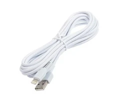 USB A tipo į „Lightning“ tipo laidas Hoco 2,4A, 1 m x 20 baltų