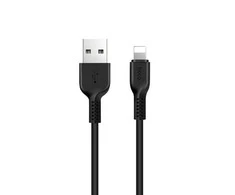 USB A tipo į „Lightning“ tipo laidas Hoco 2,4A, 1 m, juodas x20