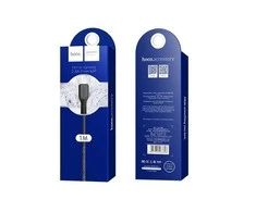USB A tipo į „Lightning“ tipo laidas Hoco 2,4A, 1 m, juodas x20