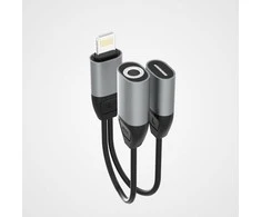 Hq Audio adapteris Dudao L17i iš "lightning" į (1x3,5mm; 1x lightning)