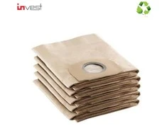 Invest Eco Paper Dulkių siurblių maišeliai KARCHER WD 4.200 / WD 5.200 M (5vnt.) 6.904-409.0