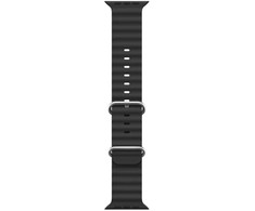 iWear S1 rievėtas minkštas silikoninis 20 mm dirželis Apple Watch 49mm / 45mm / 44mm / 42mm Juodas