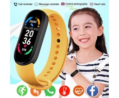 Išmanioji apyrankė iWear SM6, Geltonos spalvos