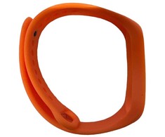 iLike iWear universalus silikoninis dirželis išmaniųjų apyrankių modeliams – SM6 SM7 SM8 (18x250mm) Oranžinė