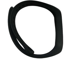 iLike iWear universalus silikoninis dirželis Smart Bracelet modeliams - SM6 SM7 SM8 (18x250mm) Juodas