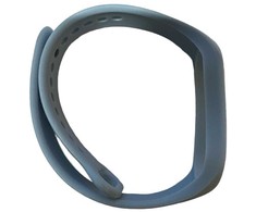 iLike iWear universalus silikoninis dirželis išmaniųjų apyrankių modeliams – SM6 SM7 SM8 (18x250mm) Šviesiai mėlynas