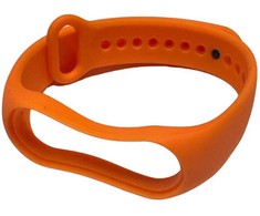 iLike iWear universalus silikoninis dirželis išmaniųjų apyrankių modeliams – SM6 SM7 SM8 (18x250mm) Oranžinė