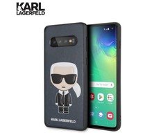 Dėklas Karl Lagerfeld KLHCS10IKPUBL S10 G973 hardcase tamsiai mėlyna/navy Iconic Karl Embossed