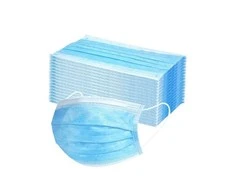 Mėlyna Maska antysmogowa Baner Disposable 3-layer Hygienic face protective mask (50 pcs) Mėlyna