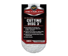 Meguiars DMC3 PRO 3'' 76 mm minkšto mikropluošto pjovimo poliravimo diskas (2 vnt) – universalus su lipniu tvirtinimu bet kokiam poliruokliui (JAV)