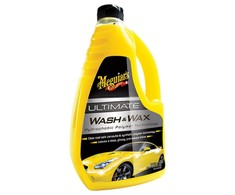 Meguiars G17748 Ultimate Wash &amp; Wax 2in1 automobilių šampūnas ir vaškuotas 1420 ml buteliukas (JAV)