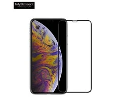LCD apsauginis stikliukas MyScreen Diamond Edge Full Glue Apple iPhone XR/11 juodas