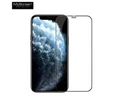 LCD apsauginis stikliukas MyScreen Diamond Edge Full Glue Apple iPhone 12 Pro Max juodas