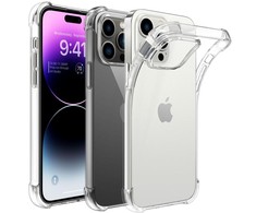Pferd TakeMe Anti-Shock Extra Protection 0,5 mm galinio dangtelio dėklas, skirtas Apple iPhone 14 Plus Transparent