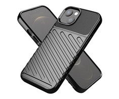 Pferd TakeMe Thunder TPU itin plonas galinio dangtelio dėklas, skirtas Apple iPhone 14 Pro Max Juodas