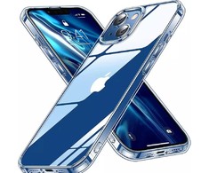 Pferd TakeMe Super Clear Hybrid 2mm Premium plonas galinis dėklas, skirtas Apple iPhone 14