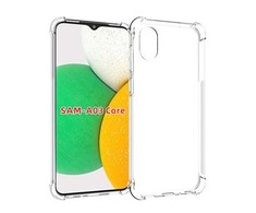 Pferd TakeMe Anti-Shock Extra Protection 0,5 mm Galinio dangtelio dėklas Samsung A03 (A035F) / A03S (A037F) Skaidrus