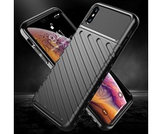 Pferd TakeMe Thunder TPU itin plonas galinio dangtelio dėklas, skirtas Samsung Galaxy A13 5G (A136U) / A04S (A047F) juodas