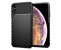 Pferd TakeMe Thunder TPU itin plonas galinio dangtelio dėklas, skirtas Samsung Galaxy A13 5G (A136U) / A04S (A047F) juodas