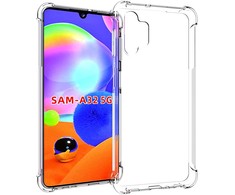 Pferd TakeMe Anti-Shock Extra Protection 0,5 mm Galinio dangtelio dėklas Samsung Galaxy A32 5G (A326B) Skaidrus
