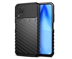 Pferd TakeMe Thunder TPU itin plonas galinio dangtelio dėklas, skirtas Samsung Galaxy S22 Plus (S906B) Juodas