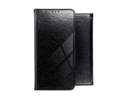 TakeMe 3D-Crystal Shine Magnetic Fix Book Dėklas, skirtas Samsung Galaxy A32 (A326) 5G Juodas