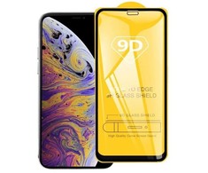 Pferd TakeMe 9D Hybrid Flexi visiškai paviršiaus apsaugantis stiklas, skirtas Apple iPhone XS Max / iPhone 11 Pro Max juodas rėmelis